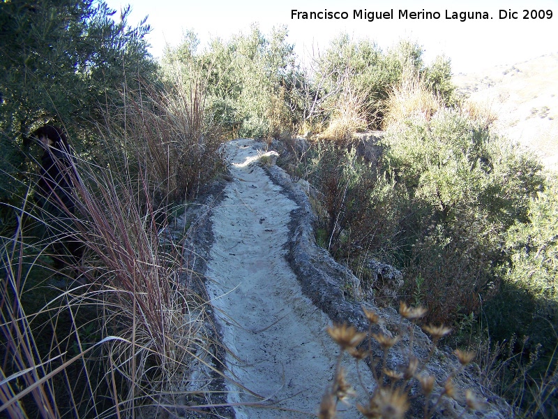 Acueducto del Toril - Acueducto del Toril. Acequia cerca de la terminacin del acueducto