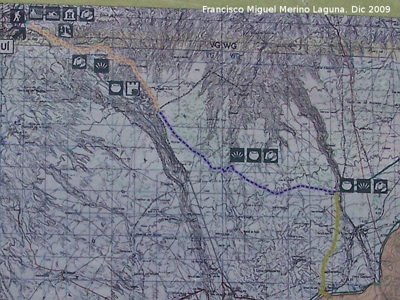 Corredor ecolgico Sierra de Baza -  Sierra de Huetor - Corredor ecolgico Sierra de Baza -  Sierra de Huetor. Mapa