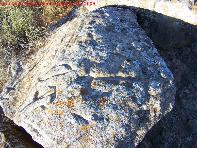 Petroglifos de Alicn de las Torres - Petroglifos de Alicn de las Torres. Piedra III
