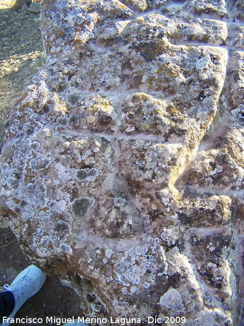 Petroglifos de Alicn de las Torres - Petroglifos de Alicn de las Torres. Antropomorfo