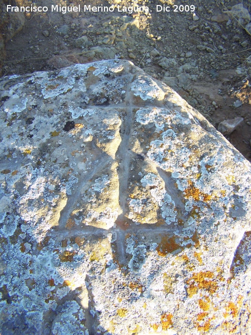 Petroglifos de Alicn de las Torres - Petroglifos de Alicn de las Torres. Antropomorfo