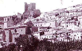 Castillo de Alcal del Jucar - Castillo de Alcal del Jucar. Foto antigua