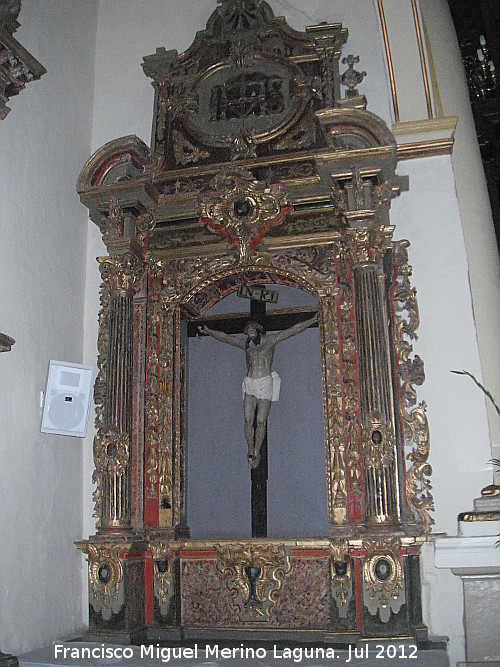 Santuario de Cortes - Santuario de Cortes. Retablo lateral