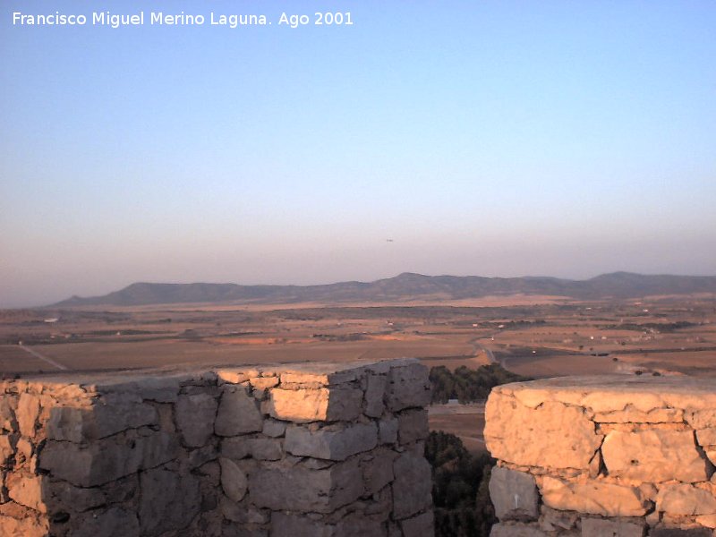 Castillo de Almansa - Castillo de Almansa. Vistas