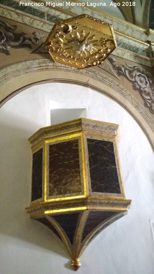 Santuario de Ntra Sra de Beln - Santuario de Ntra Sra de Beln. Plpito