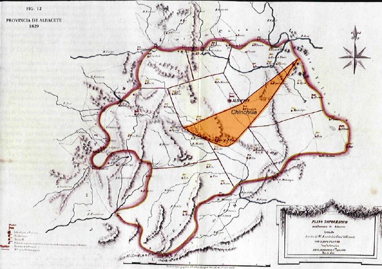Historia de Chinchilla del Montearagn - Historia de Chinchilla del Montearagn. Trmino 1829
