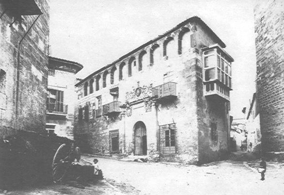 Palacio de la Calle de la Obra Pa - Palacio de la Calle de la Obra Pa. Foto antigua