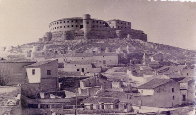 Castillo de Chinchilla de Montearagn - Castillo de Chinchilla de Montearagn. Foto antigua. Penal