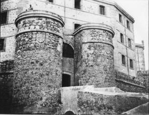 Castillo de Chinchilla de Montearagn - Castillo de Chinchilla de Montearagn. Foto antigua. Penal