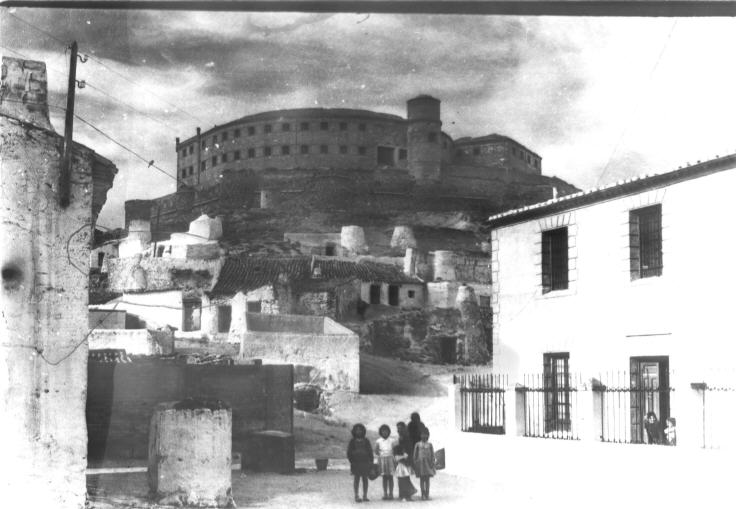 Castillo de Chinchilla de Montearagn - Castillo de Chinchilla de Montearagn. Foto antigua. Penal