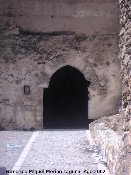 Castillo de Yeste - Castillo de Yeste. Puerta de acceso
