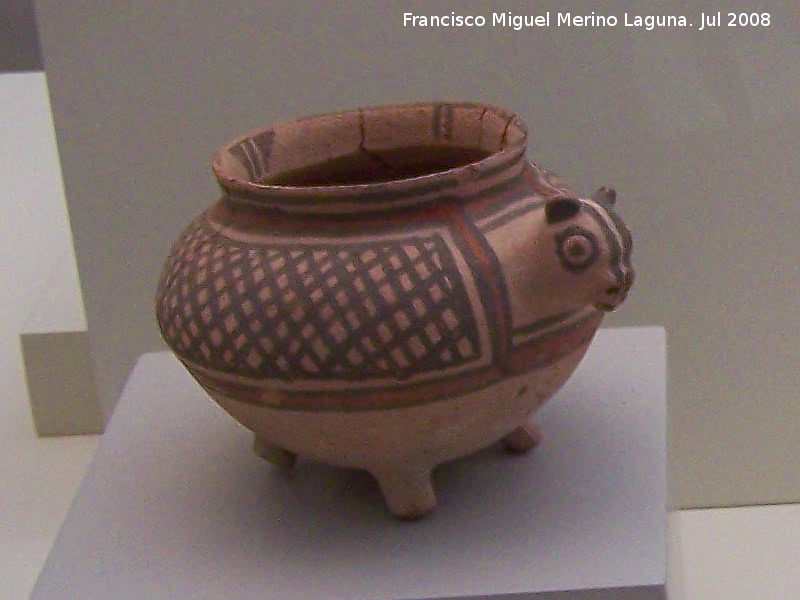 Museo de Arte Precolombino Felipe Orlando - Museo de Arte Precolombino Felipe Orlando. Cuenco. Cultura Chancay. 1000 - 1500 d.C.