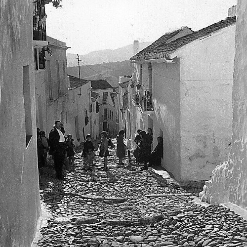 Calle Zacatn - Calle Zacatn. Foto antigua