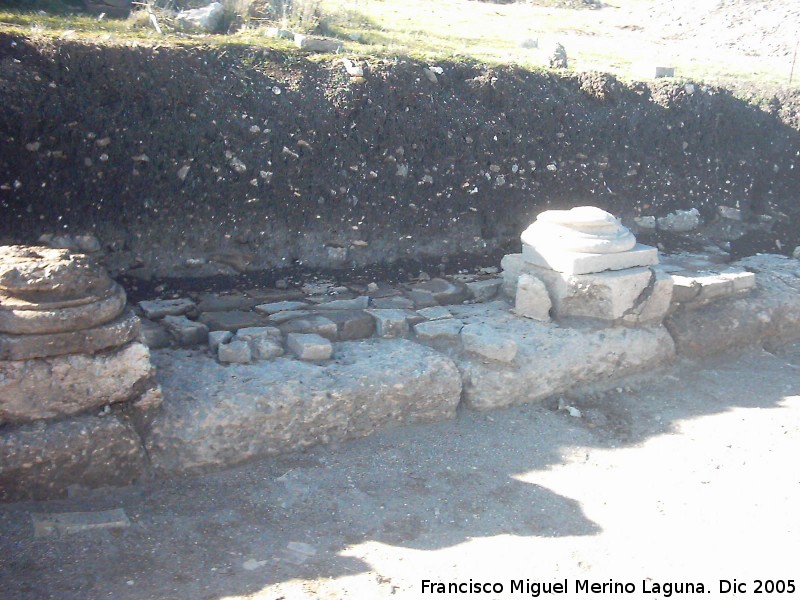 Yacimiento arqueolgico Ronda la Vieja - Yacimiento arqueolgico Ronda la Vieja. Basas