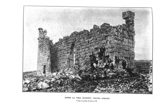 Yacimiento arqueolgico Ronda la Vieja - Yacimiento arqueolgico Ronda la Vieja. Foto antigua