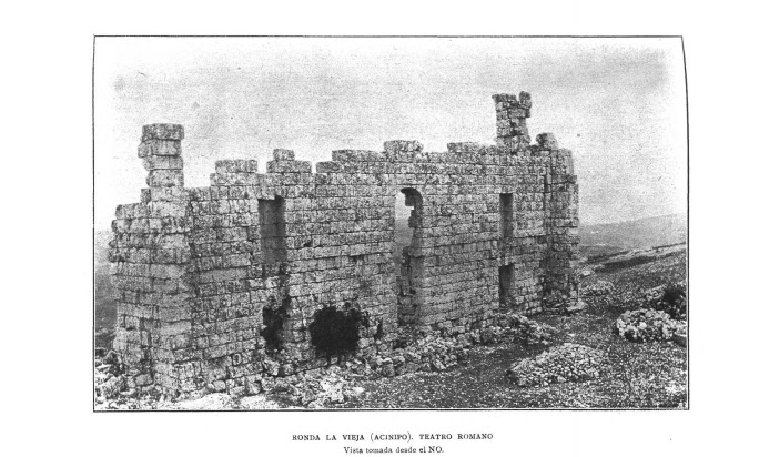 Yacimiento arqueolgico Ronda la Vieja - Yacimiento arqueolgico Ronda la Vieja. Foto antigua