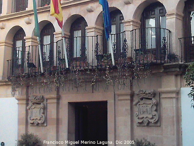 Ayuntamiento de Ronda - Ayuntamiento de Ronda. Balcn y escudos