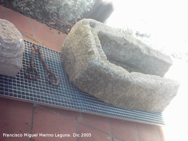 Casa del Gigante - Casa del Gigante. Piezas arqueolgicas