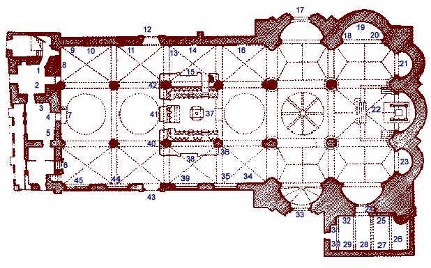 Colegiata Santa Mar�a la Mayor - Colegiata Santa Mar�a la Mayor. Plano