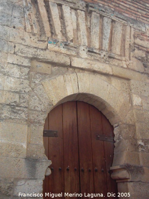 Alminar de San Sebastin - Alminar de San Sebastin. Puerta