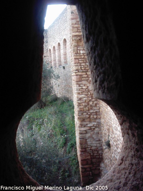 Murallas de Ronda - Murallas de Ronda. Murallas de la Cijara. Tronera