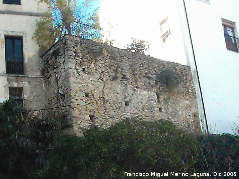 Murallas de Ronda - Murallas de Ronda. Torren al lado del Palacio del Rey Moro