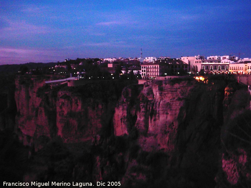 Tajo - Tajo. Atardeciendo