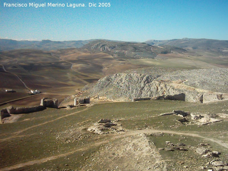 Castillo de la Estrella - Castillo de la Estrella. Restos de la iglesia