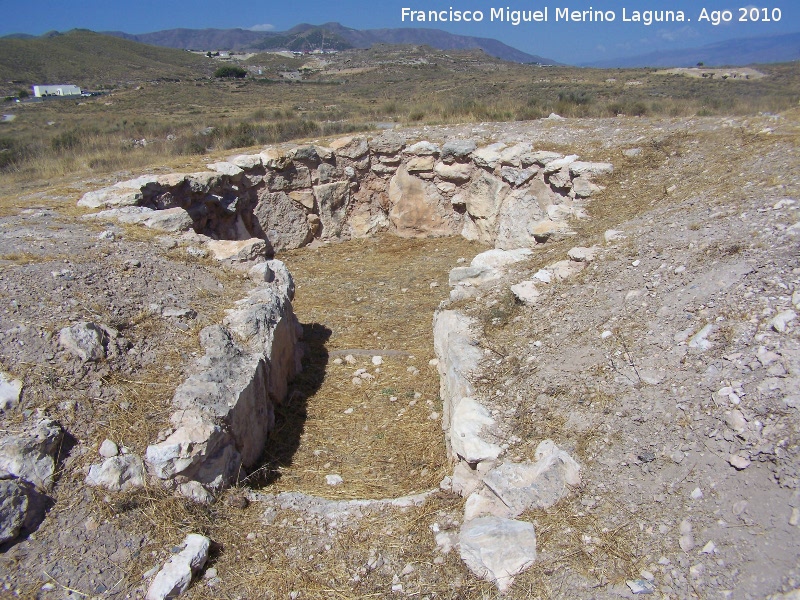 Los Millares. Necrpolis - Los Millares. Necrpolis. Dolmen 2 excavado