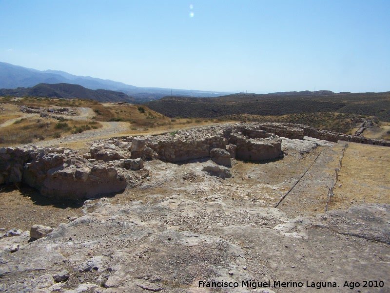 Los Millares. Muralla Exterior - Los Millares. Muralla Exterior. Sector central