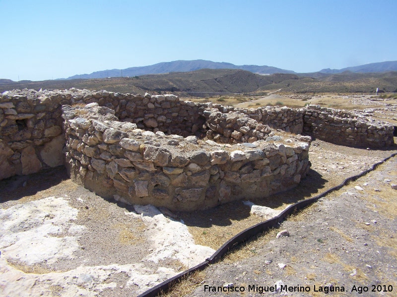 Los Millares. Muralla Exterior - Sector Norte - Los Millares. Muralla Exterior - Sector Norte. Bastin 30