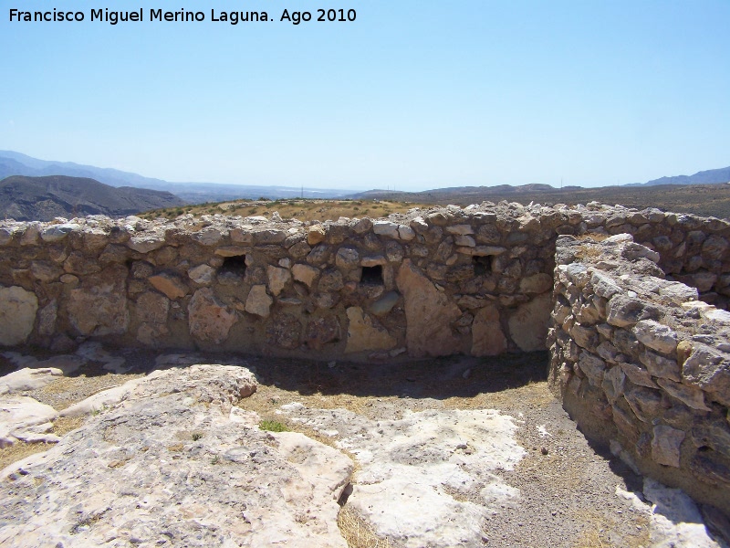 Los Millares. Muralla Exterior - Sector Norte - Los Millares. Muralla Exterior - Sector Norte. Saeteras