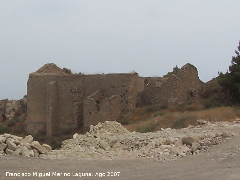 Castillo de Lorca - Castillo de Lorca. Restos de edificaciones sobre la judera