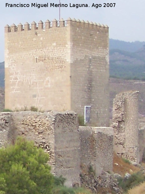 Castillo de Lorca. Torre del Espoln - Castillo de Lorca. Torre del Espoln. 