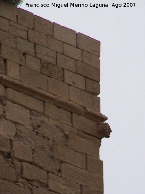 Castillo de Lorca. Torre Alfonsina - Castillo de Lorca. Torre Alfonsina. Decoracin en la esquina