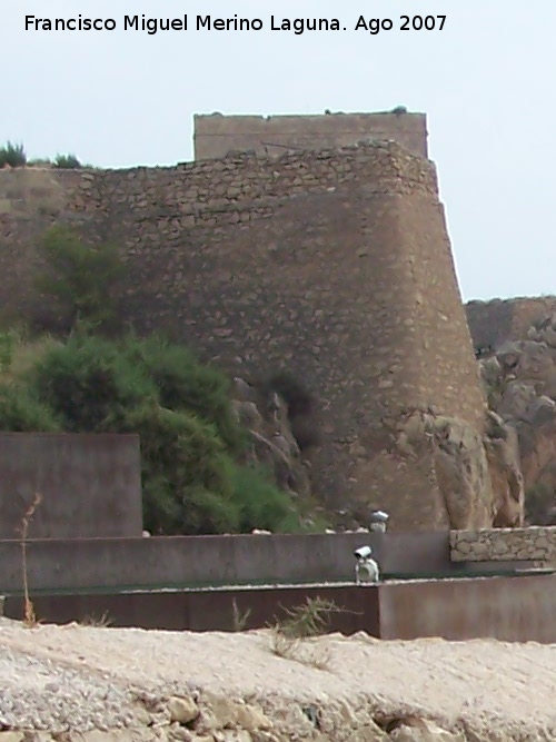 Castillo de Lorca. Torren de La Batera - Castillo de Lorca. Torren de La Batera. 