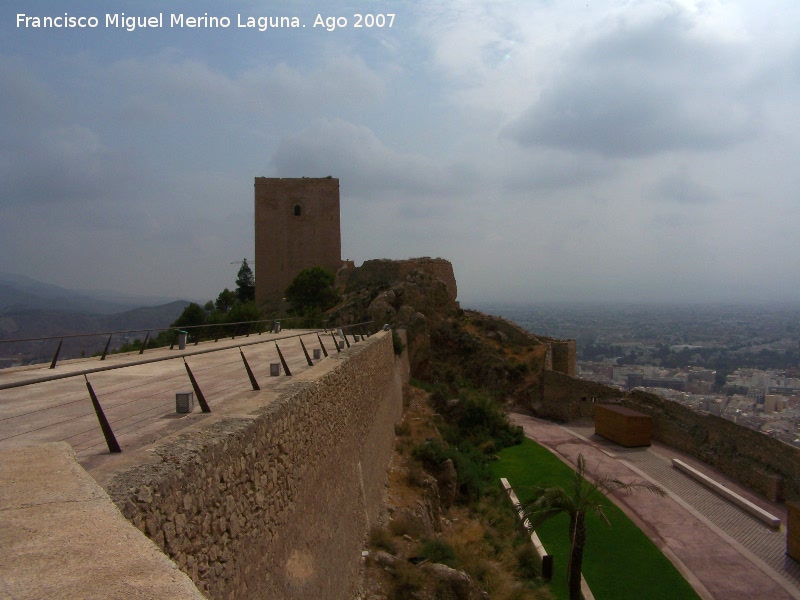 Castillo de Lorca. Torren de La Batera - Castillo de Lorca. Torren de La Batera. Vistas