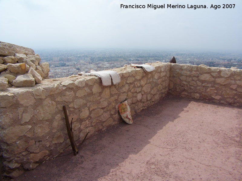 Castillo de Lorca. Torren Sur II - Castillo de Lorca. Torren Sur II. Azotea