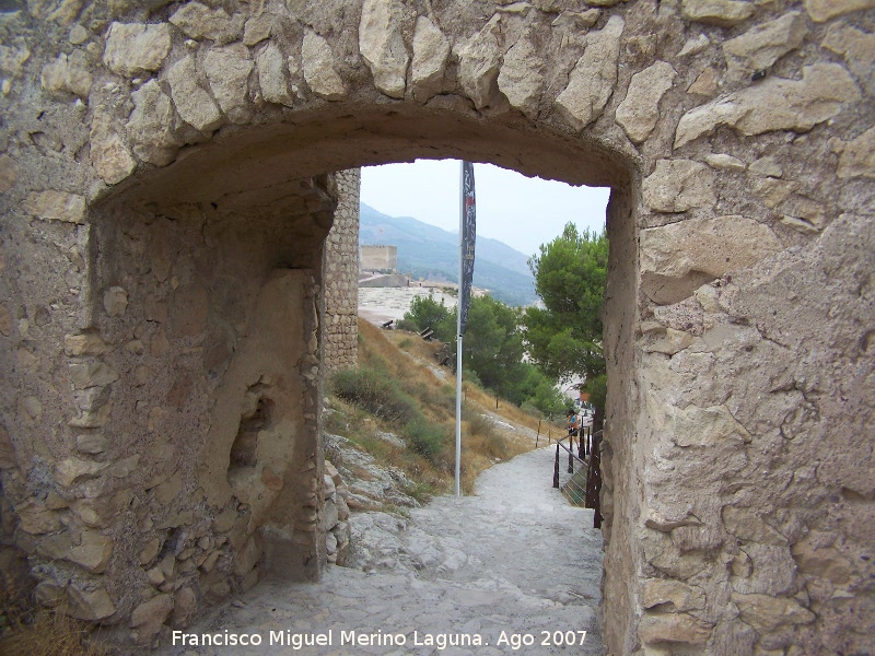 Castillo de Lorca. Alcazaba - Castillo de Lorca. Alcazaba. Puerta de acceso