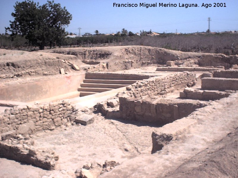 Yacimiento arqueolgico de La Alcudia - Yacimiento arqueolgico de La Alcudia. Termas orientales