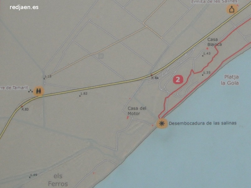 Torre Tamarit - Torre Tamarit. Mapa