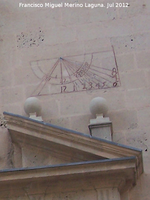 Concatedral de San Nicols de Bari - Concatedral de San Nicols de Bari. Reloj de Sol