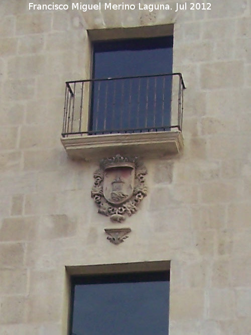 Casa de La Asegurada - Casa de La Asegurada. Escudo