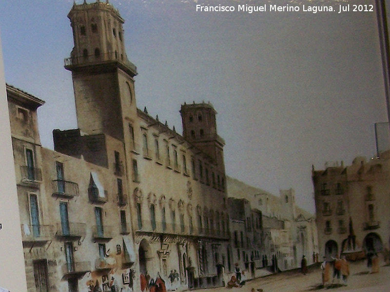 Ayuntamiento - Ayuntamiento. Dibujo antiguo