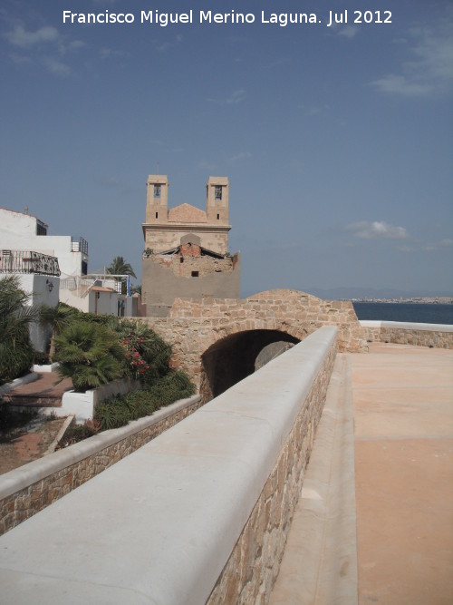 Isla de Tabarca. Puerta de Alicante o San Miguel - Isla de Tabarca. Puerta de Alicante o San Miguel. Adarve