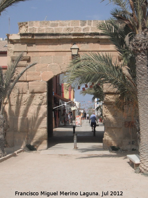 Isla de Tabarca. Puerta de Levante o San Rafael - Isla de Tabarca. Puerta de Levante o San Rafael. 