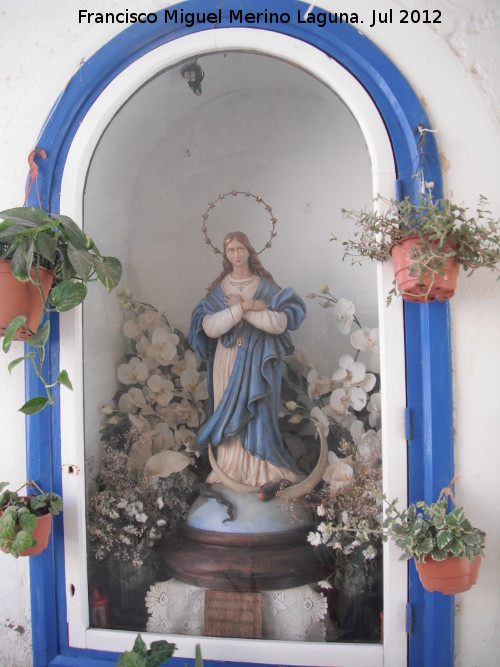 Isla de Tabarca. Puerta de Levante o San Rafael - Isla de Tabarca. Puerta de Levante o San Rafael. Hornacina de la Virgen Inmaculada