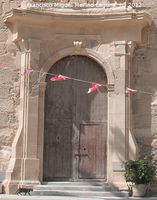 Isla de Tabarca. Iglesia de San Pedro y San Pablo - Isla de Tabarca. Iglesia de San Pedro y San Pablo. Puerta