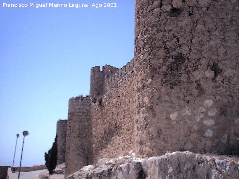 Castillo de la Atalaya - Castillo de la Atalaya. Muralla exterior