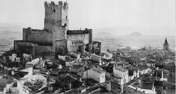 Castillo de la Atalaya - Castillo de la Atalaya. Foto antigua